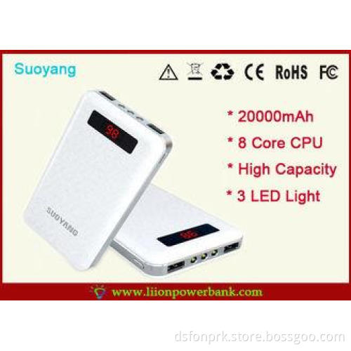 Ultra thin Micro USB Universal Portable Power Bank with 200